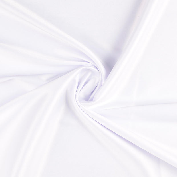 Satin fabric White 