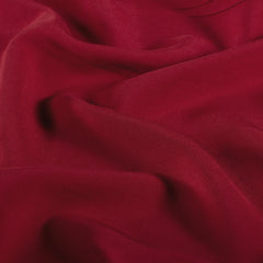 Viscose Poplin Unicolour Dark Red