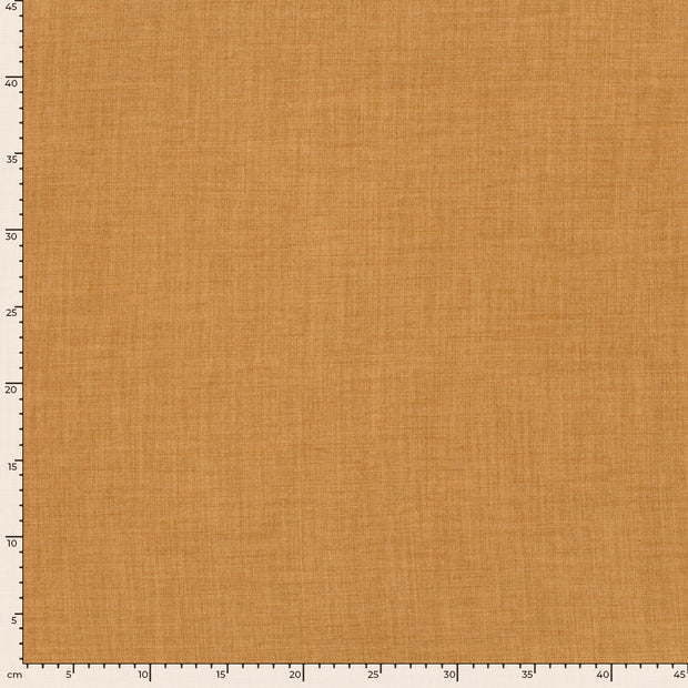 Linen Look fabric Unicolour Camel