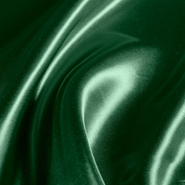 Satin fabric Unicolour Dark Green