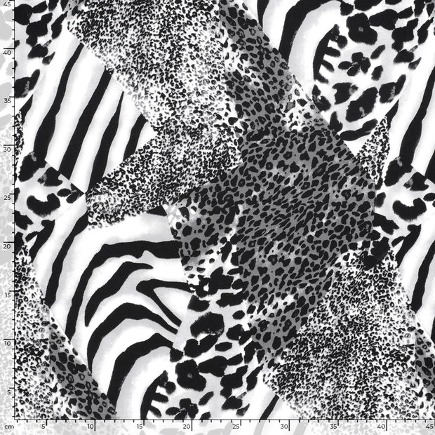 Punta di Roma fabric Panther Black