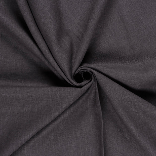 Linen fabric Dark Grey 