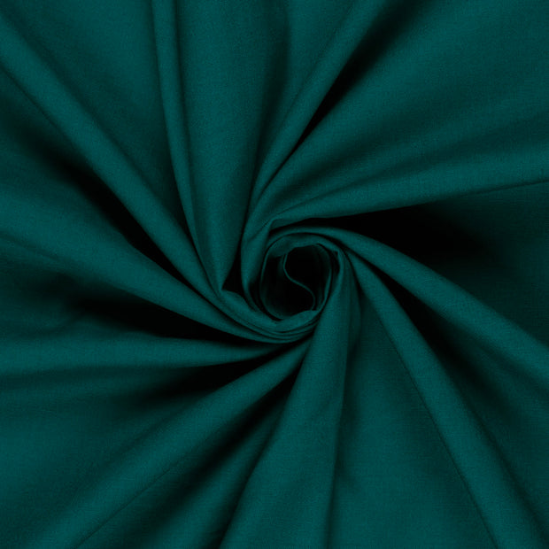 Cretonne Premium fabric Unicolour Petrol