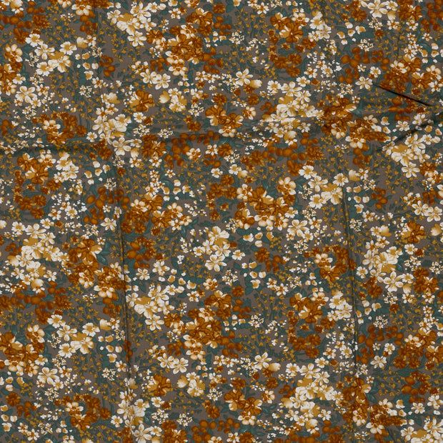 Viscose Poplin fabric Dark Grey 