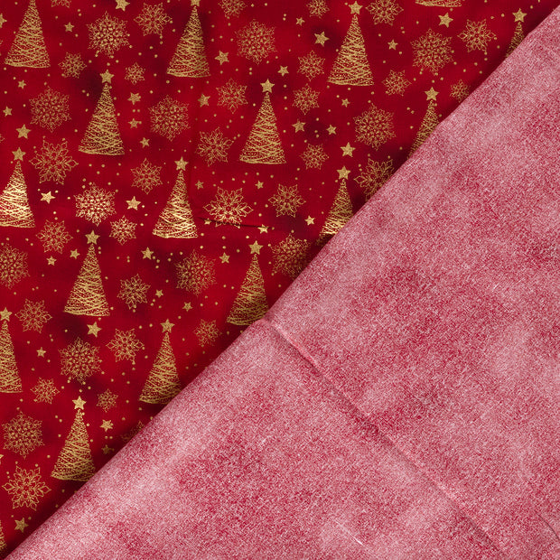  fabric Snowflakes printed 