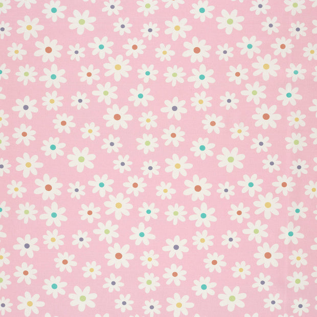 Cotton Poplin fabric Pink matte 