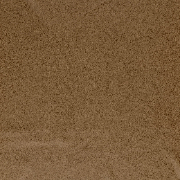 Suede leather fabric Camel soft 