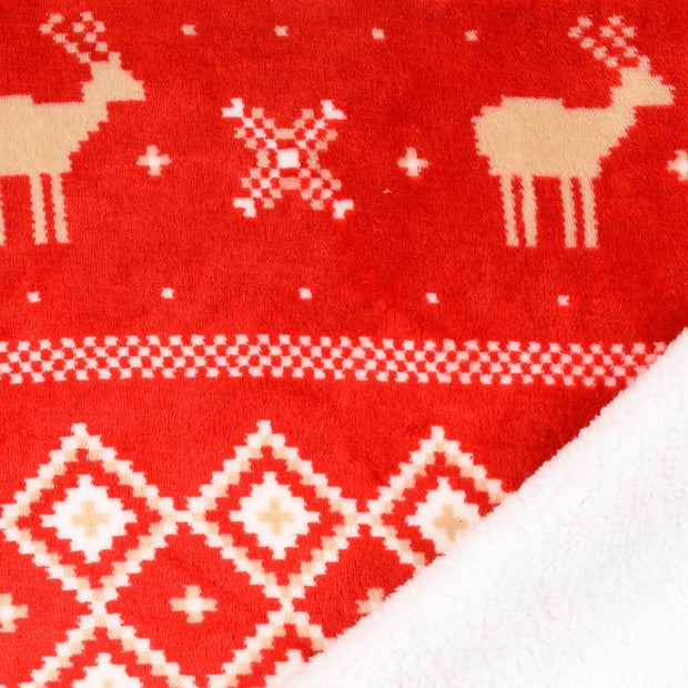 Fleece fabrik Weihnachten 