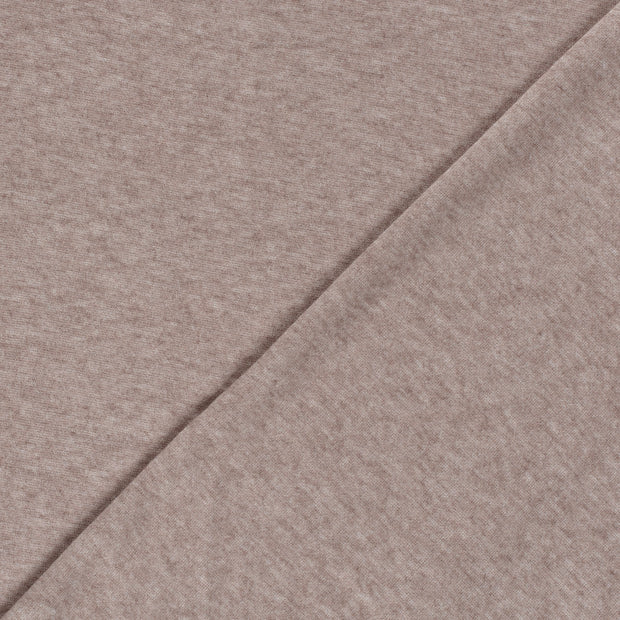 Heavy Knit fabric Melange brushed 