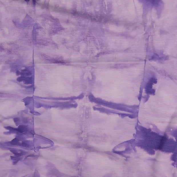 French Terry fabric Batik Lila