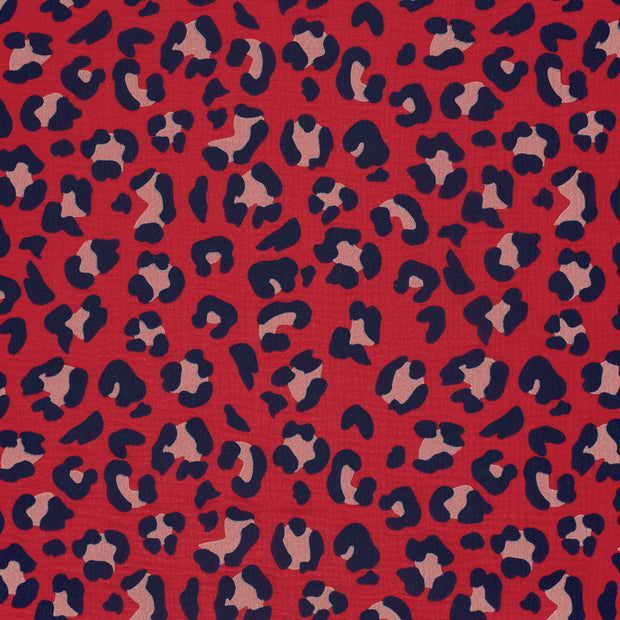 Muslin fabric Fuchsia matte 