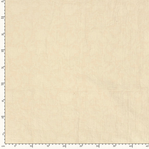 Gewebtes Baumwollleinen fabrik Blatter Beige