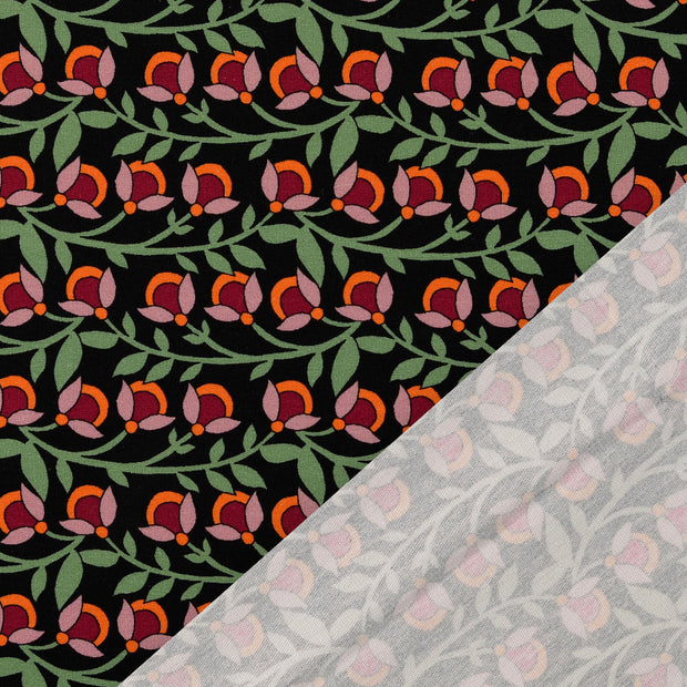 French Terry fabric Multicolor digital printed 