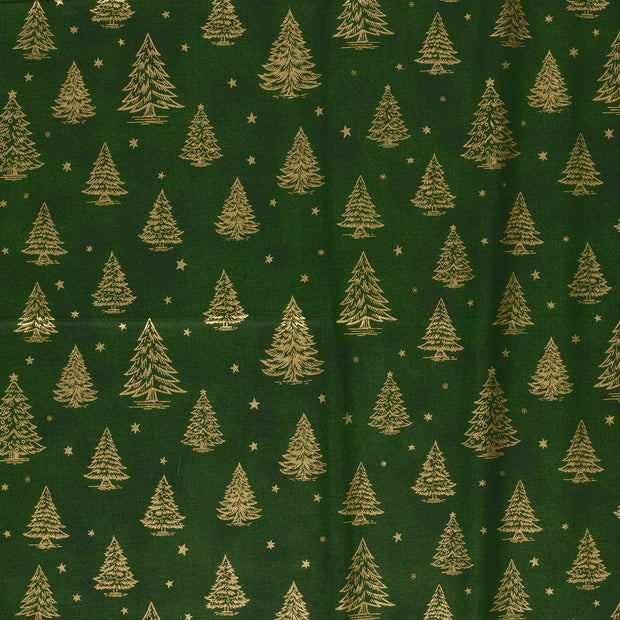Cotton Poplin fabric Green 