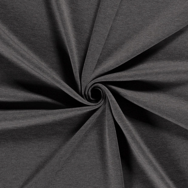 Velvet fabric Black brushed 