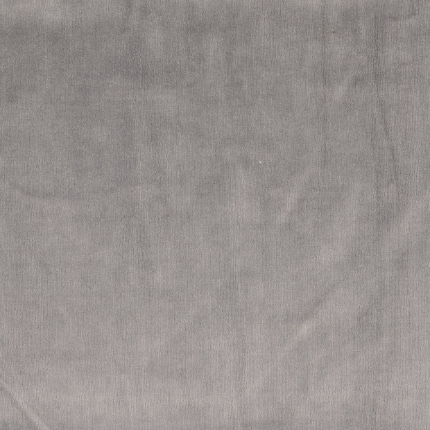 Velours fabric Unicolour Grey