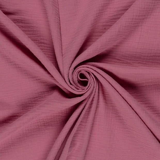 Muslin fabric Old Pink 