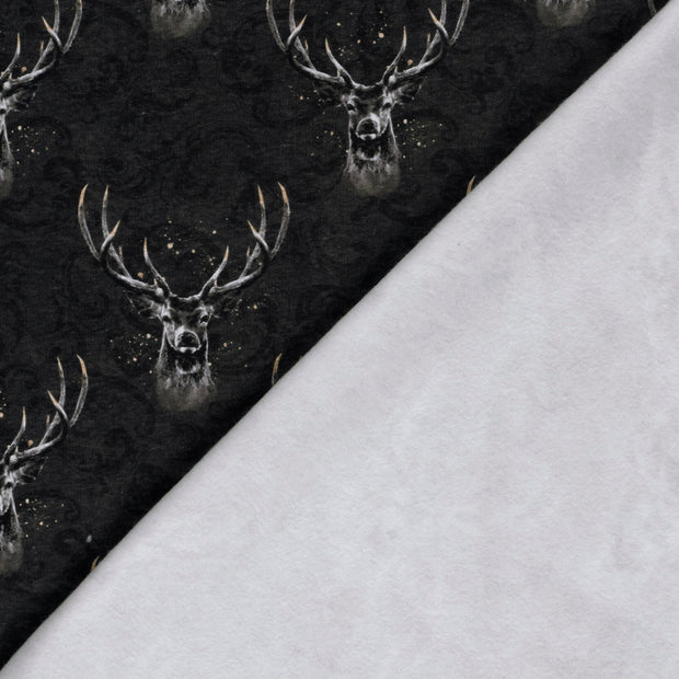 Jogging fabric Deer digital printed 
