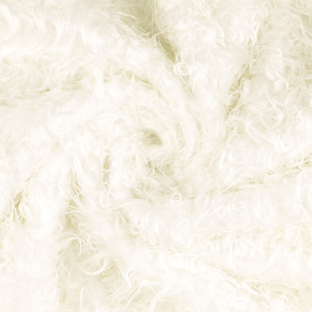 Pluche fabric White 
