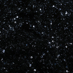 Mesh Sequins Unicolour Navy