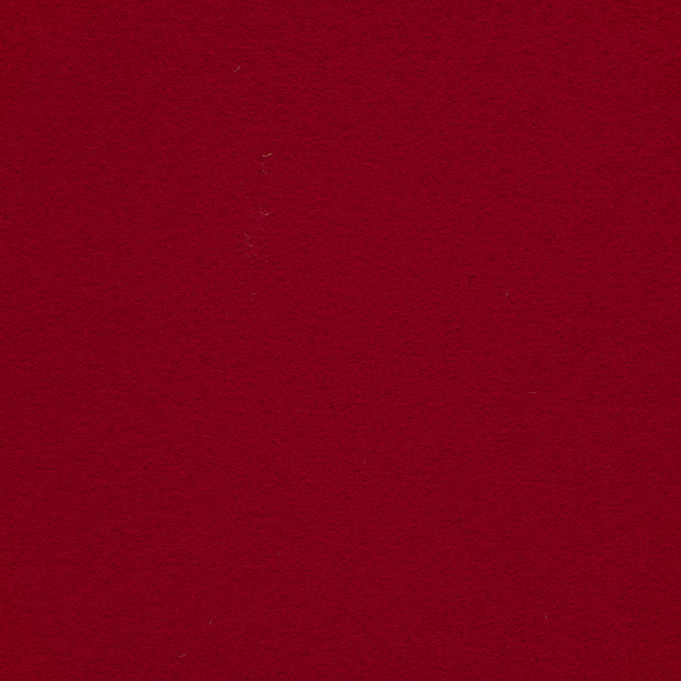 Wol Boucle stof Effen Rood