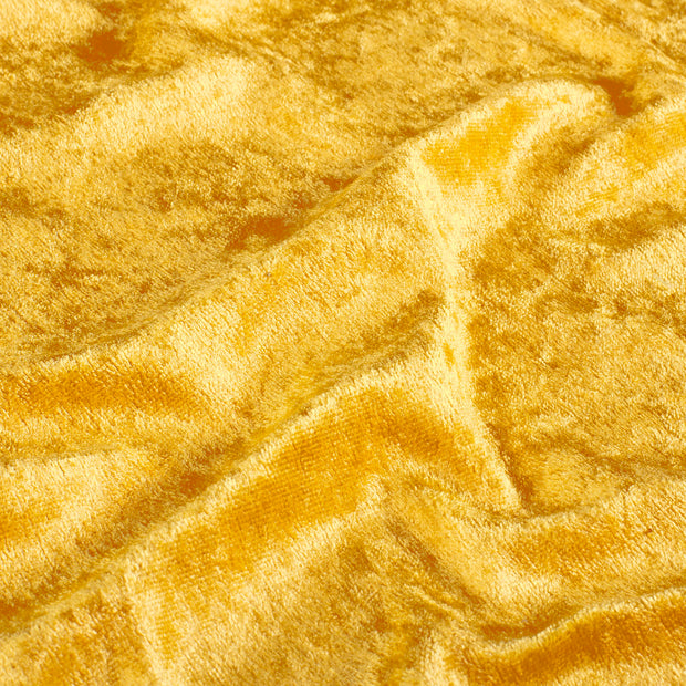 Velours tissu Unicolore Ocre