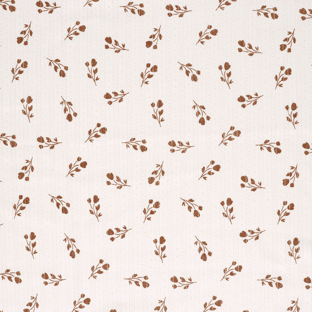 Pinpoint fabric Off White soft 