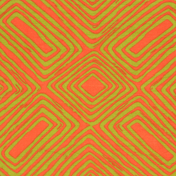 Viscose Nylon Twill fabric Abstract Coral