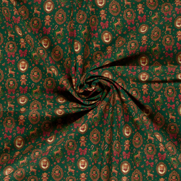 Cotton Poplin fabric digital printed 