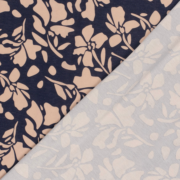 Twill fabric Flowers printed 