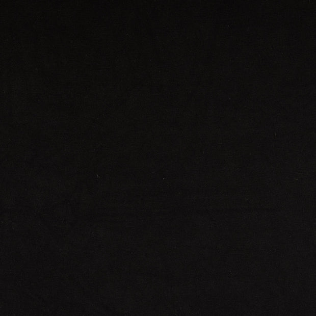 Piqué fabric Unicolour Black