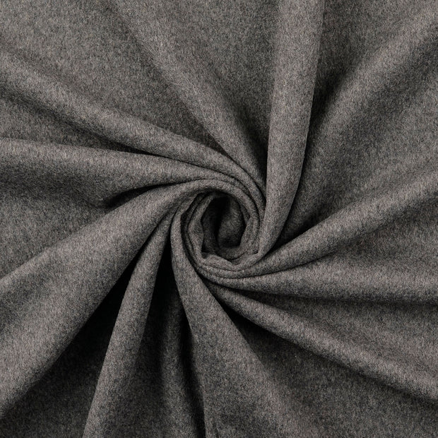 Wool Boucle fabric Grey 