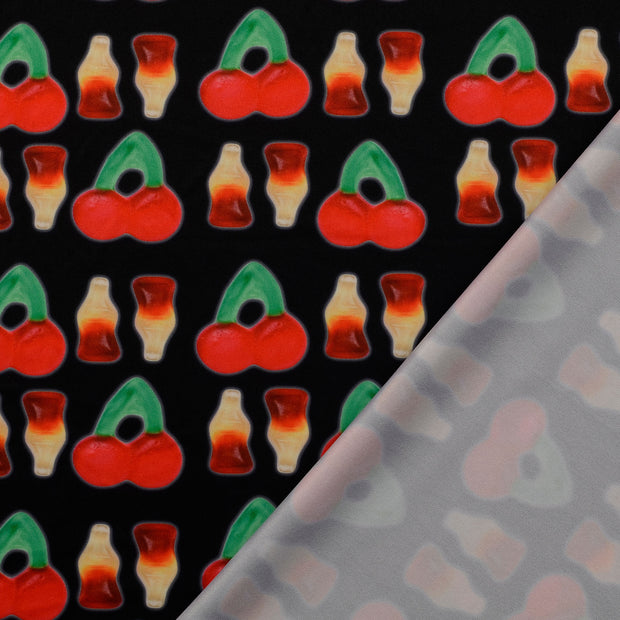 Polyester Jersey fabric Multicolor digital printed 