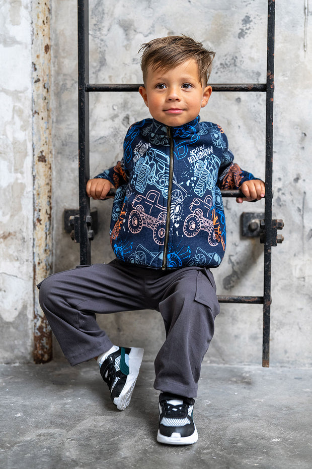 Twill Stretch fabrik Uni Dunkelgrau