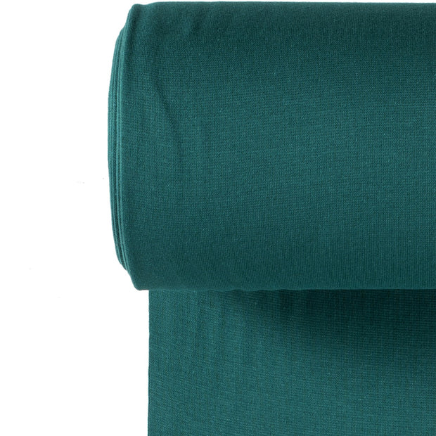 Cuff fabric Unicolour Petrol