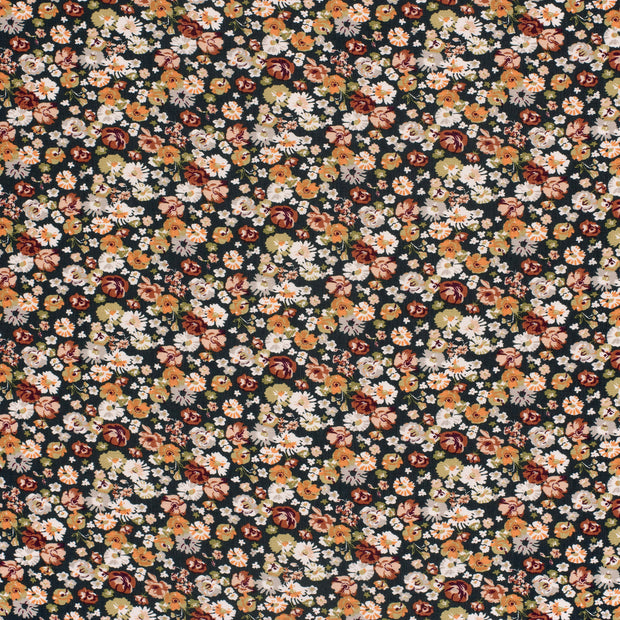 Viscose Nylon Ottoman fabric Dark Grey 