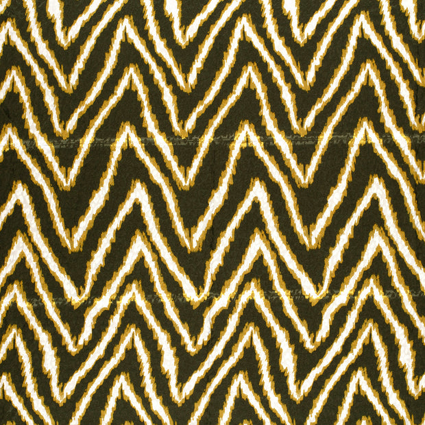 Satin Jacquard fabric Khaki Green slightly shiny 