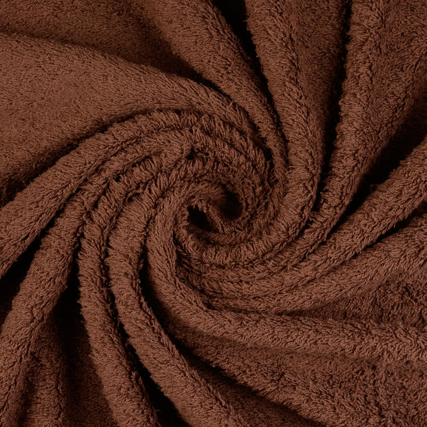 Terry Towelling fabric Brown 