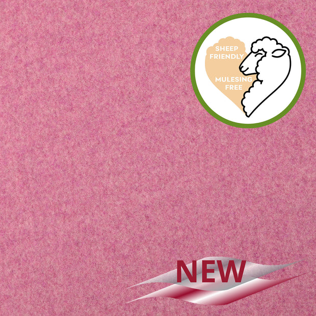 Wool Boucle fabric Unicolour Old Pink