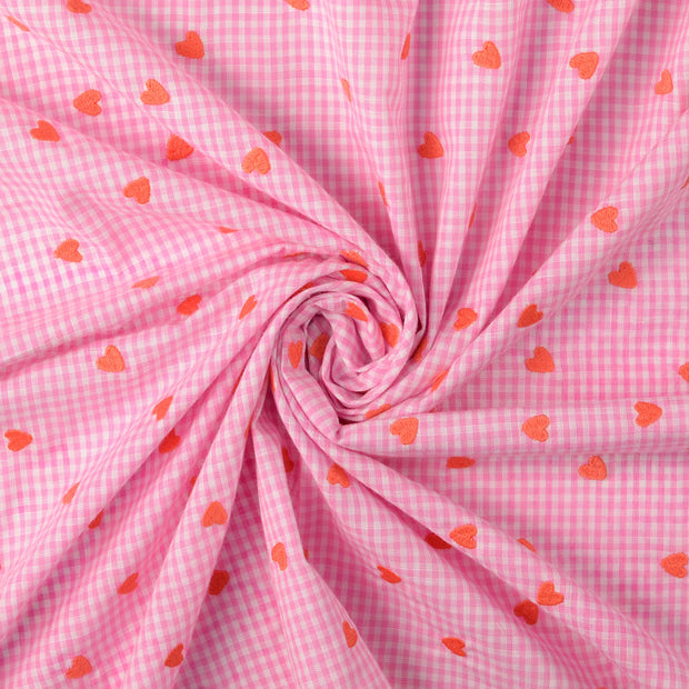 Cotton Poplin fabric Pink 