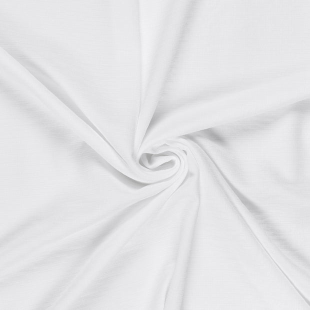 Linen Look fabric Off White printed 