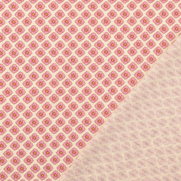 Seersucker fabric Light Pink 