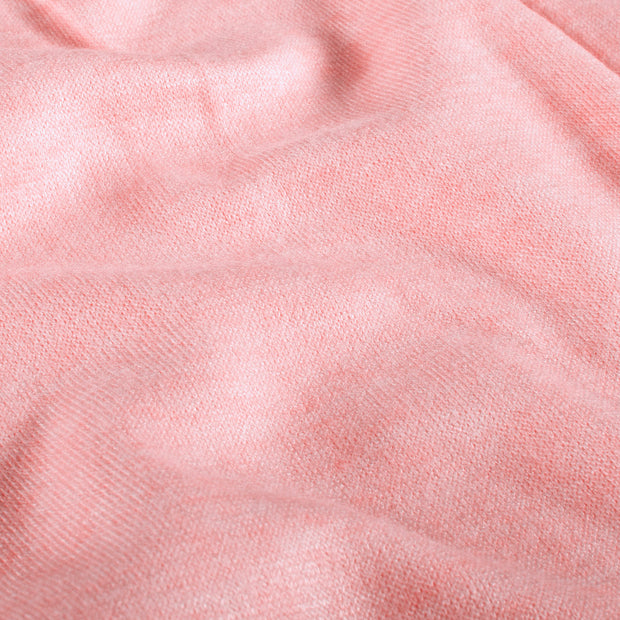 Heavy Knit fabric Melange Pink