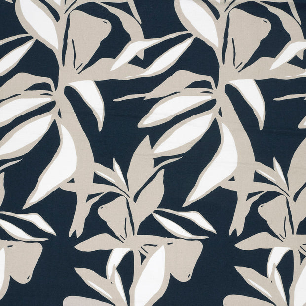 Viscose Nylon Crepe fabrik Marine 