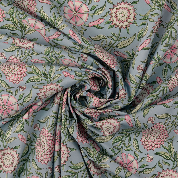 Cotton Poplin fabric Indigo 