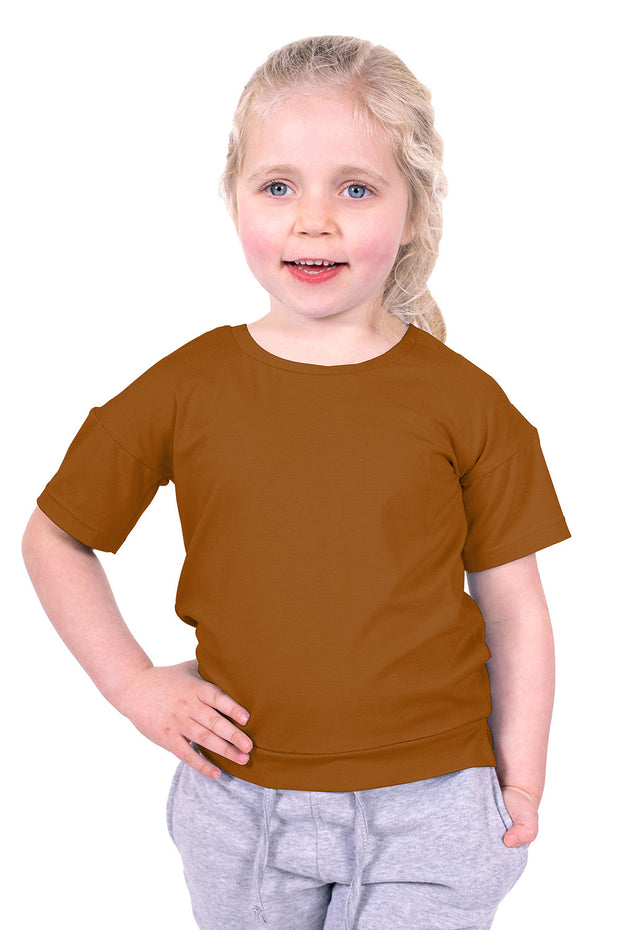Bamboo Jersey fabric Unicolour Brique