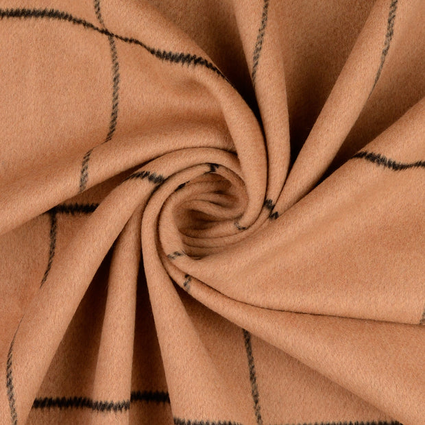  fabric Beige yarn dyed 