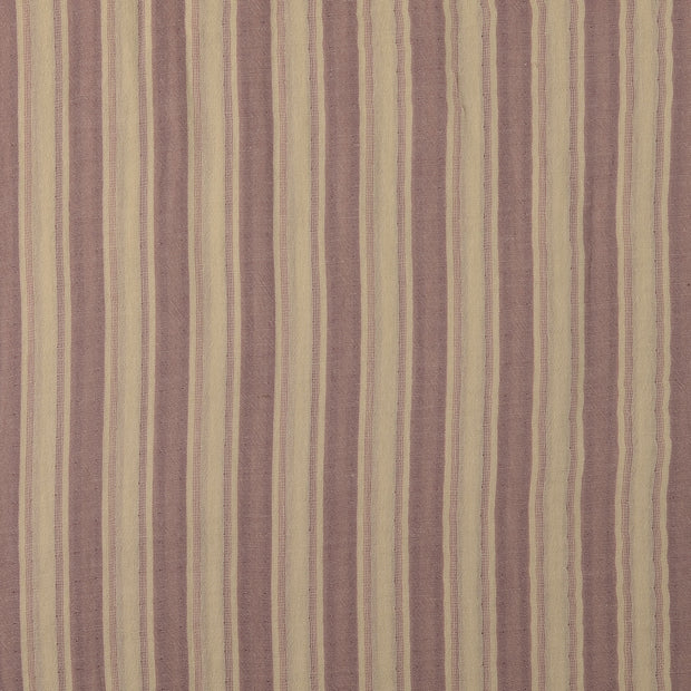 Muslin fabric Stripes Old Pink