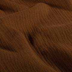 Muslin extra wide Unicolour Brown