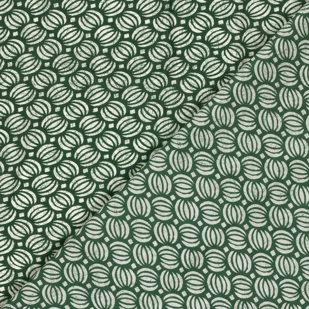 Voile fabric Abstract printed 